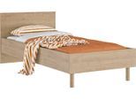 Kinderbett GAMI "RITMO", beige (weiß, neutral), B:96cm H:78cm L:205cm, Betten, Kinderbett, Ein modernes Bett, das sich jedem Interieur anpasst