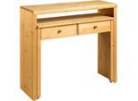 Schreibtisch HEINE HOME, gelaugt, geölt, B:100cm H:88cm, Tische, Schreibtisch