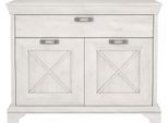 Kommode FORTE "Kashmir", weiß (pinia weiß), B:123,3cm H:95,9cm T:48,2cm, Sideboards, Kommode, Breite 123 cm