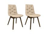 Esszimmerstuhl OTTO HOME "Ramon", beige (beige trelew 9534, buche wenge), B:46cm H:89cm T:57cm, Holzwerkstoff, Massivholz, Polyester, Stühle, Esszimmerstuhl, mit Massivholzbeinen, in verschiedenen Farben und Stoffen