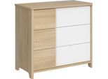Wickelkommode GALIPETTE "Sacha", braun (eiche bocage, eiche bocage), B:60cm H:98cm T:86cm, Holzwerkstoff, Wickelkommoden, Wickelkommode, Kollektion für Kinder von 0 bis 5 Jahre und +