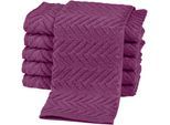 Gästehandtücher ROSS "Sensual 9001", pink (fuchsia), B:30cm L:50cm, Frottier, Obermaterial: 100% Baumwolle, Handtücher, Gästehandtücher, 100% Baumwolle