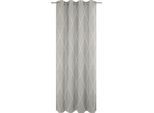 Vorhang ADAM "Casket Valdelana Light" Gr. 3, grau (hellgrau), B:145cm H:225cm, Jacquard, Baumwolle (Bio-Baumwolle), Gardinen, Vorhang, aus 100% Bio-Baumwolle