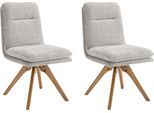 Esszimmerstuhl HOME AFFAIRE "Valencia", grau (grau, braun, grau), H:92cm T:68cm, Metall, Stühle, Esszimmerstuhl, verschiedene Gestelle in Holz oder Metall