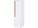 Midischrank HOME AFFAIRE "CITY/GIRON, Badschrank mit Griffmulde, Hochschrank in zeitlosem Design", weiß, B:34cm H:114cm T:34cm, FSC-zertifizierter Holzwerkstoff, Schränke, Midischrank, in den Farben Weiß und Anthrazit verfügbar, viel Stauraum