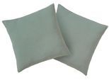 Kissenbezug OTTO HOME "Bailee", jade, B:50cm L:50cm, Musselin, Obermaterial: 100% Baumwolle, Kissenbezüge, Kissenbezug, weiche Musselin Qualität, viele Farben erhältlich, Bezug in 50x50 cm