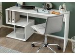 Schreibtisch VOGL MÖBELFABRIK "Essy", weiß, B:137cm H:73cm T:137cm, Tische, Schreibtisch, mit offenen Elementen