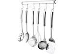 Kochbesteck-Set CS KOCH-SYSTEME "EXQUISITE", silber (silberfarben), Edelstahl, Kochbesteck-Sets, Kochbesteck-Set