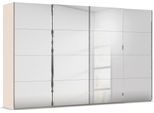 Schwebetürenschrank RAUCH "Kleiderschrank Schrank Garderobe Schlafzimmerschrank SCALE-FYRA", beige (champagner), B:360cm H:223cm T:68cm, Holzwerkstoff, Schränke, Schwebetürenschrank, edle viergeteilte Türen, Spiegelfront und viele Farben MADE IN GERMANY