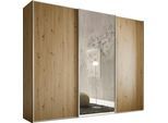 Schwebetürenschrank STAUD "Sinfonie Plus, edles Design in hochwertiger Qualität, Made in Germany", braun (artisan eiche), B:298cm H:240cm T:68cm, Holzwerkstoff, Schränke, Schwebetürenschrank, Mit Spiegeltür und vier verschiedenen Ausstattungsvarianten