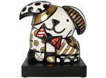 Sammelfigur GOEBEL "Figur Romero Britto - Golden Ginger", goldfarben, B:21cm H:30cm T:28,5cm, Porzellan, Dekofiguren, Sammelfigur