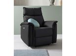Relaxsessel OTTO HOME "Zola, TV-Sessel mit Schlaffunktion, Sessel für Wohnzimmer mit", schwarz, Kunstleder, Sessel, Relaxsessel, elektrischer Relaxfunktion und USB-Steckeranschluss, Breite 87 cm