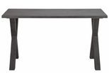Schreibtisch MÄUSBACHER "Mio", grau (graphit), B:140cm H:75cm T:70cm, Tische, Schreibtisch