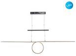 NÄVE LED Pendelleuchte "Gegenzug-Pendelleuchte "Loop Line", silber (chrome), Ø 6cm H: 120cm, 1 Stk., Leuchten, modernes Design; helles Licht, LED Pendelleuchte
