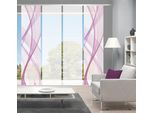 Schiebegardine VISION "PACOLIA" Gr. 1, pink, B:60cm H:260cm, Polyester, Gardinen, Schiebegardine, SET,SCHIEBEVORHANG,BAMBUS,DIGITALDRUCK
