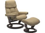 Relaxsessel STRESSLESS "Ruby", beige (sand paloma), B:74cm H:97cm T:74cm, Leder PALOMA: Paloma ist ein durchgefärbtes Semianilin-Möbelleder mit natürlicher Narbung. Es wurde mit einer leichten Oberflächenbehandlung versehen, um es beständiger zu machen. Paloma ist weich im Griff und hat eine warme Ausstrahlung. Es ist atmungsaktiv und feuchtigkeitsabsorbierend. Paloma wird besonders von all jenen