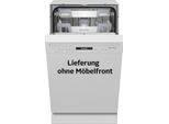 MIELE teilintegrierbarer Geschirrspüler "G 5740 SCi SL", Energieeffizienz: C, silber (brillantweiß), B:44,8cm H:80,5cm T:57cm, Geschirrspüler, teilintegrierbarer Geschirrspüler