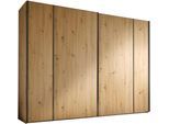 Schwebetürenschrank STAUD "Sonett 100 G, Made in Germany", braun (artisan eiche), B:270cm H:240cm T:68cm, Holzwerkstoff, Schränke, Schwebetürenschrank, mit vier verschiedenen Ausstattungsvarianten