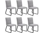 Essgruppe BYLIVING, braun (braun, hellgrau, hellgrau, schwarz), B:160cm H:95,5cm T:62cm, Sitzmöbel-Sets, Essgruppe