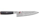 Kochmesser MIYABI "Miyabi 5000FCD Gyutoh", schwarz, Klingenlänge 20cm, Spezialklingenstahl, Stahl, Kochmesser, Kochmesser, Klingenlänge 20 cm, FRIODUR eisgehärtete Klinge