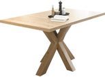 Esstisch MÄUSBACHER "TOPSELLER", braun (asteiche, asteichefarben, asteiche, asteichefarben), B:160cm H:78cm T:90cm, Tische, Esstisch, 160 cm, ausziehbar auf 210 cm, in Holzoptik