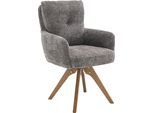 Esszimmerstuhl HOME AFFAIRE "Valldemossa", grau (anthrazit, natur, anthrazit), B:60cm H:92cm T:67cm, Stühle, Esszimmerstuhl
