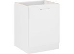 Unterschrank KOCHSTATION "KS-Kehl", weiß, B:60cm H:82cm T:60cm, MDF, Schränke, Unterschrank, ohne Arbeitsplatte