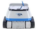 Poolroboter MY POOL BWT "POWER ONE4ALL BATTERY Nachfolger für POWER 4.0", grau, B:44cm H:32cm L:37,8cm, Gummi, Kunststoff, Materialmix, Poolbodensauger, Poolroboter, akkubetrieben, reinigt Boden, Wand und Wasserlinie