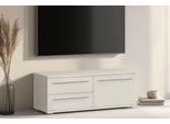 TV-Board OTTO HOME "Piano", beige (beige 71 hochglanz), B:120cm H:46,2cm T:45,2cm, Holzwerkstoff, Sideboards, TV-Board, UV lackiert, mit Soft-Close-Funktion
