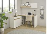 Büromöbel-Set HOME AFFAIRE "CiTY/GiRON", weiß, B:143cm H:180cm T:120cm, Arbeitsmöbel-Sets, Büromöbel-Set