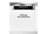 BAUKNECHT teilintegrierbarer Geschirrspüler "BKSV1 PAN", Energieeffizienz: A, silber (edelstahl), B:59,8cm H:82cm T:55,5cm, Geschirrspüler, ActiveDry - automatisches Türöffnungssystem, teilintegrierbarer Geschirrspüler