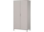Kinderkleiderschrank GERMANIA "GW-Alkmaar", braun (kaschmir), B:89cm H:180cm T:54cm, Holzwerkstoff, Schränke, Kinderkleiderschrank, mit Kleiderstange aus Metall