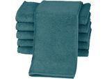 Gaestehandtuecher ROSS "Sensual 9000", blau (pazifik), B:30cm L:50cm, Frottier, Obermaterial: 100% Baumwolle, Handtücher, Gaestehandtuecher, mit Aloe-Vera-Öl veredelt