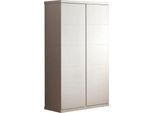 Kleiderschrank VIPACK "0", weiß, B:110cm H:205cm T:57cm, Holzwerkstoff, Schränke, Kleiderschrank, 0