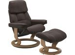 Relaxsessel STRESSLESS "Ruby", braun (braun batick), B:74cm H:97cm T:74cm, Leder PALOMA: Paloma ist ein durchgefärbtes Semianilin-Möbelleder mit natürlicher Narbung. Es wurde mit einer leichten Oberflächenbehandlung versehen, um es beständiger zu machen. Paloma ist weich im Griff und hat eine warme Ausstrahlung. Es ist atmungsaktiv und feuchtigkeitsabsorbierend. Paloma wird besonders von all jenen