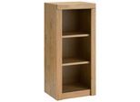 Aktenregal VOGL MÖBELFABRIK "Toronto", braun (wildeiche nachbilung, wildeiche massiv), B:52cm H:119cm T:42cm, Holzwerkstoff, Regale, Aktenregal, Breite 52cm bzw. 90cm, Made in Germany