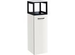 Highboard OPTIFIT "Yukon", weiß, B:30cm H:103,4cm T:34,8cm, Holzwerkstoff, Sideboards, Highboard