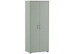 Aktenschrank WELLTIME "Baku", grün (pistazie), B:65,1cm H:163,6cm T:41cm, FSC-zertifizierter Holzwerkstoff, Schränke, Aktenschrank, Stauraumschrank, 65x163 cm, Türen mit Soft-Close-Funktion