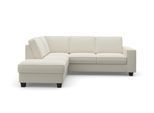 Ecksofa HOME AFFAIRE "County L-Form", beige (natur), B:236cm H:81cm T:213cm, Luxus-Microfaser (100% Polyester);Struktur fein (100% Polyester);Luxus-Microfaser weich (9ß% Polyester, 10% Polyamid), Sofas, Ecksofa, wahlweise Ottomane links oder rechts, mit Federkern-Polsterung