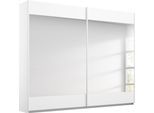 Schwebetürenschrank RAUCH "Kleiderschrank Schrank Garderobe Wäscheschrank Ankleide MALIBU", weiß (alpinweiß), B:226cm H:210cm T:62cm, Holzwerkstoff, Schränke, Schwebetürenschrank, mit großflächigen Türen, großzügiger Stauraum MADE IN GERMANY