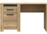 Schreibtisch FORTE "Cayetano", braun (mauvella eiche, cabezone eiche, mauvella eiche, mauvella eiche), B:120cm H:73,4cm T:55,6cm, Tische, Schreibtisch, Breite 120 cm