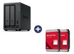 Synology Disk Station DS725+ NAS-Server (2 Schächte) + WD Red® Plus NAS Festplatte - 8 TB (2x 4 TB), 256 MB