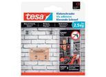 Klebeschraube tesa®, für Mauerwerk & Stein im Innen- & Außenbereich, Haftkraft bis 2,5 kg, ablösbar, viereckig, 2 Stück
