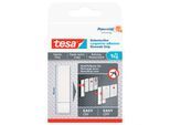 Klebestreifen tesa®, für Wiederverwendung des Klebenagels für Tapete & Putz mit Haftkraft bis 1 kg, 2-seitig, ablösbar, 6 Stück