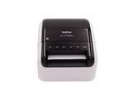 Brother Etikettendrucker QL-1110NWBc, Thermodirektdruck, 300 dpi, 69 Etiketten/min, USB/LAN/WLAN/Bluetooth, Auto-Cutter, grau-schwarz