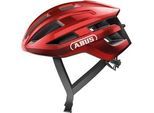 Fahrradhelm ABUS "POWERDOME" Gr. M, rot, Helme, M Kopfumfang: 54cm - 58cm, glänzend, unifarben