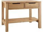 Kücheninsel BASIC BY BALCULINA "Ponza, Kücheninsel BxHxT 122x91x90 cm", braun (küche: natur, korpus: eiche geölt, arbeitsplatte: eiche geölt), B:122cm H:91cm T:90cm, Komplettküchen-Sets, Kücheninsel, Breite 122cm, Massivholz, Softclose und Vollauszug