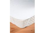 Matratzenauflage DORMISETTE Gr. 2, beige (weiß, neutral), B:90cm L:200cm, 100% Baumwolle, Matratzenzubehör, Matratzenauflage