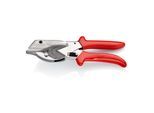 Knipex 94 35 215 Gehrungsschere für Kunststoff- und Gummiprofile mit Anschlagwinkel verchromt L215mm)