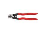 KNIPEX 95 61 190 Drahtseilschere geschmiedet mit Kunststoff überzogen 190 mm)